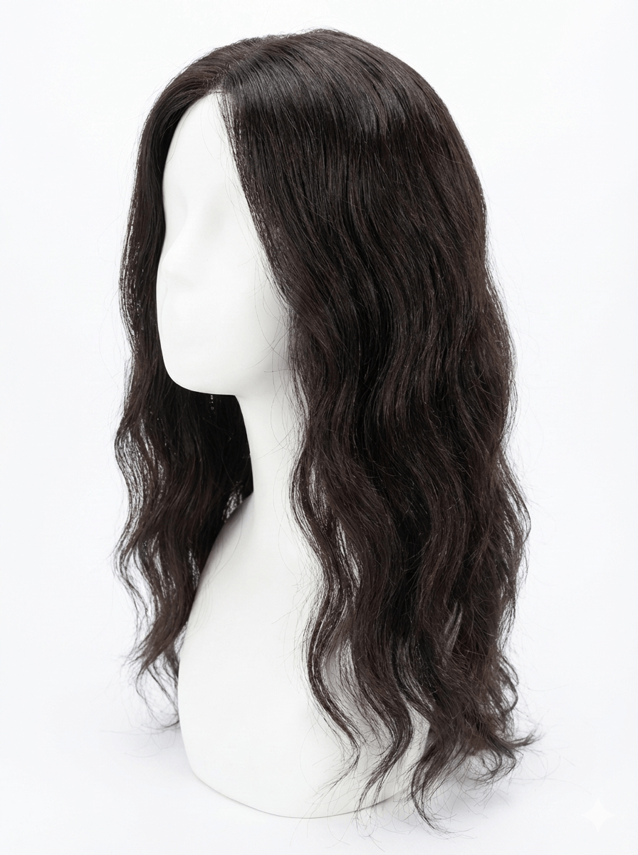 Mono Base Wig - 100% Remy Human Hair | Breathable & Natural Scalp Appearance