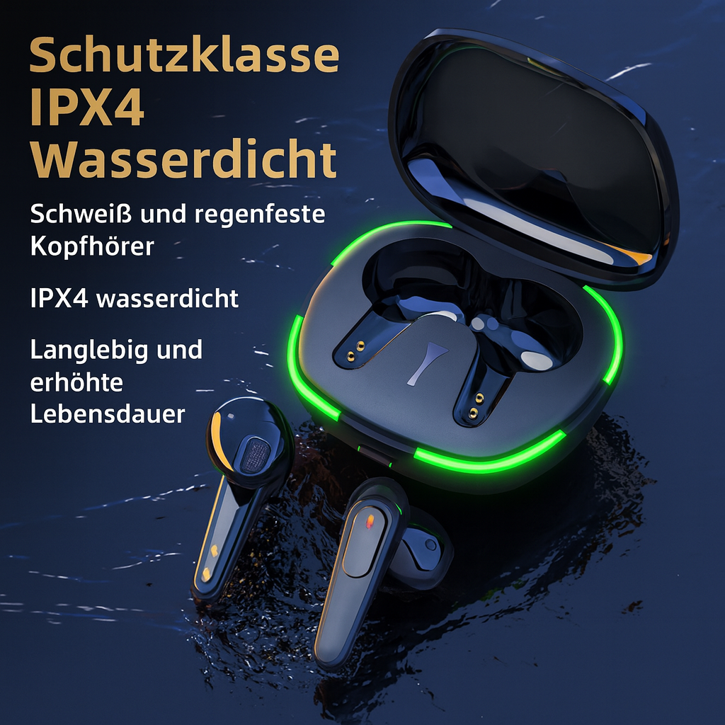TWS Bluetooth 5.0 In-Ear Headphone Wireless Touch IPX4 LED Chargercase